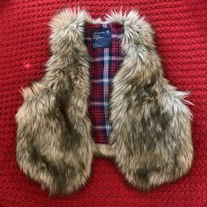 American Eagle Outfitters Faux Fur Vest